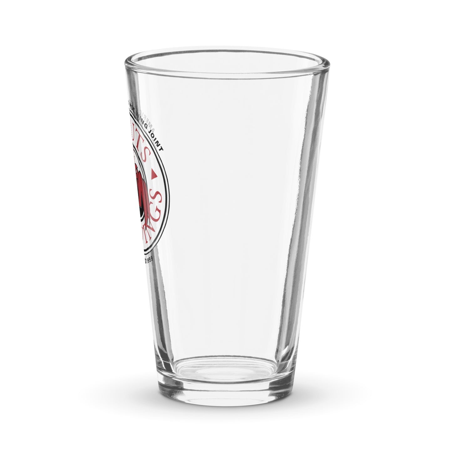 Shaker pint glass